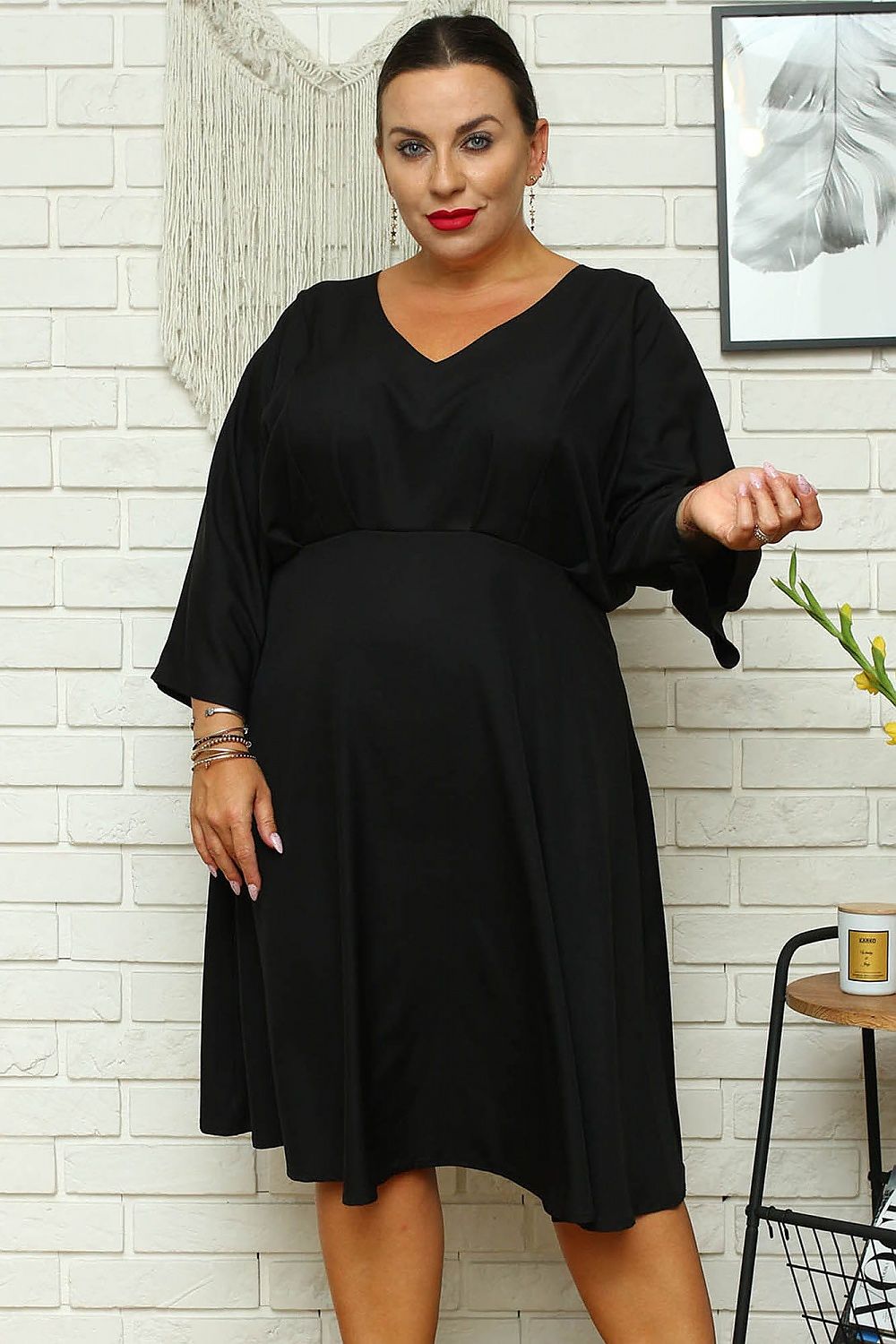 Plus size dress model 168959